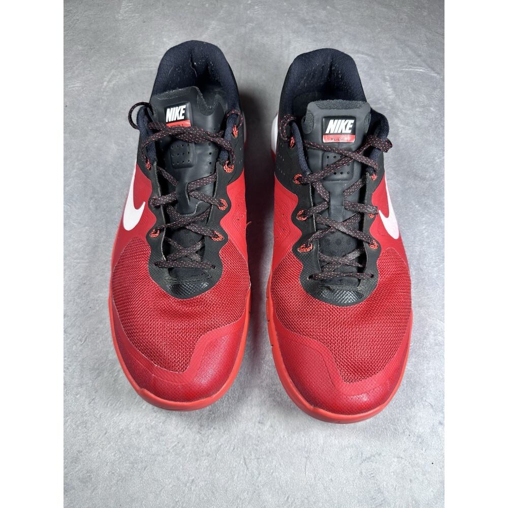 Nike Metcon 2 Mens Training Shoes University Red Black White Size 11.5